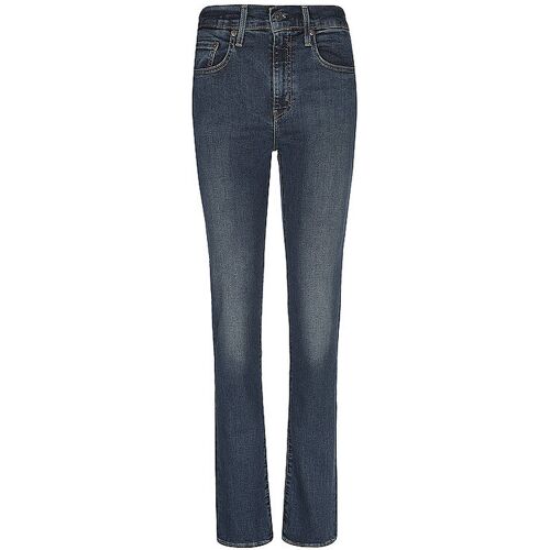LEVI'S® Jeans Straight Fit HIGH RISE 724 dunkelblau 27/L32 damen