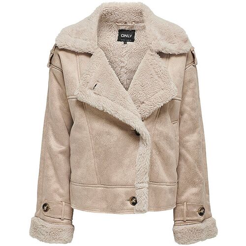 ONLY Jacke in Felloptik ONLYLVA beige S damen