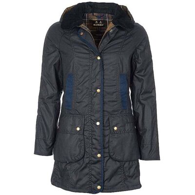 BARBOUR Parka BOWER WAX dunkelblau 38 damen BARBOUR Parka BOWER WAX dunkelblau 38 damen
