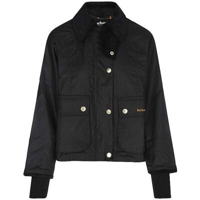BARBOUR Leichtsteppjacke BEADNELL WAX JACKET schwarz 34 damen BARBOUR Leichtsteppjacke BEADNELL WAX JACKET schwarz 34 damen