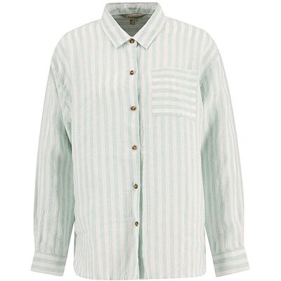 BARBOUR Leinenbluse ANNIE hellblau 34 damen BARBOUR Leinenbluse ANNIE hellblau 34 damen