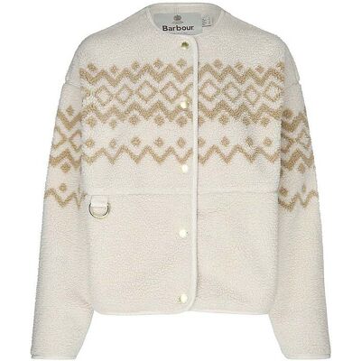 BARBOUR Fleecejacke FERRISDALE creme 42 damen BARBOUR Fleecejacke FERRISDALE creme 42 damen