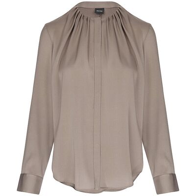 Boss Seidenbluse BANORAH braun 34 damen Boss Seidenbluse BANORAH braun 34 damen
