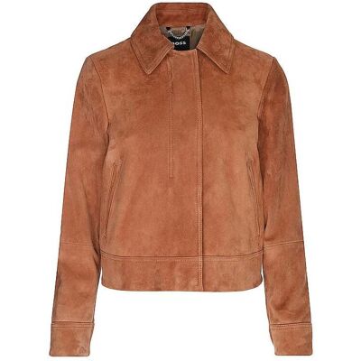 Boss Lederjacke SAMARO braun 36 damen Boss Lederjacke SAMARO braun 36 damen