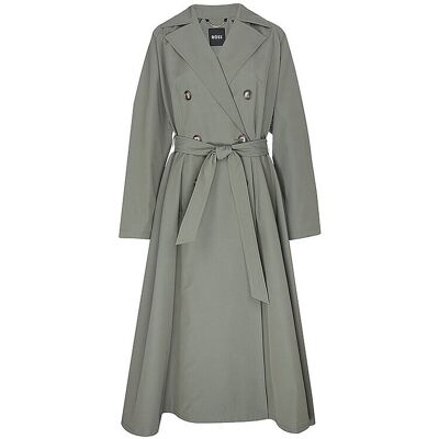 Boss Trenchcoat CALILI dunkelgrün 40 damen Boss Trenchcoat CALILI dunkelgrün 40 damen
