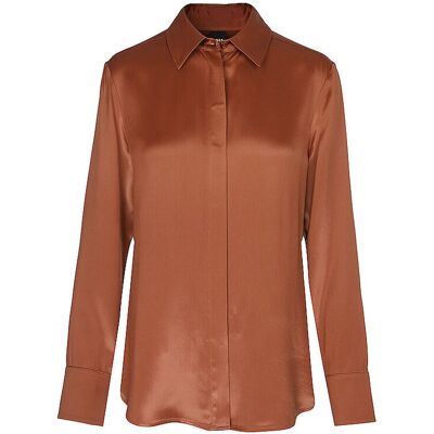 Boss Bluse BERUTA2 braun 44 damen Boss Bluse BERUTA2 braun 44 damen