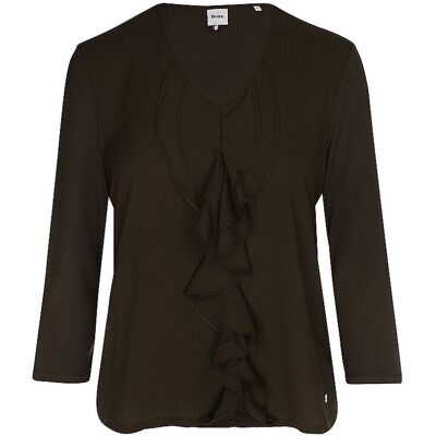 Brax Blusenshirt CLARISA braun 48 damen Brax Blusenshirt CLARISA braun 48 damen