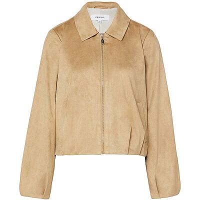 COMMA Jacke in Lederoptik camel 42 damen COMMA Jacke in Lederoptik camel 42 damen