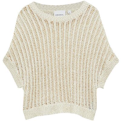COMMA Pullover beige M damen COMMA Pullover beige M damen