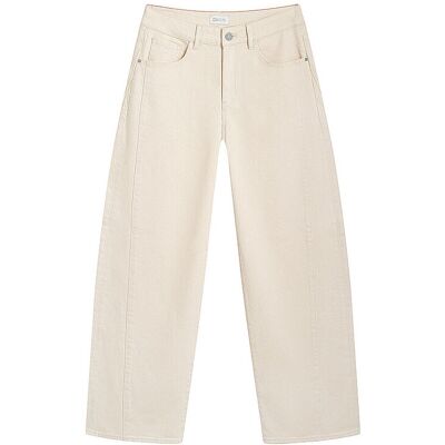 DAWN DENIM Jeans Barrel Leg ASH creme 31/L30 damen DAWN DENIM Jeans Barrel Leg ASH creme 31/L30 damen