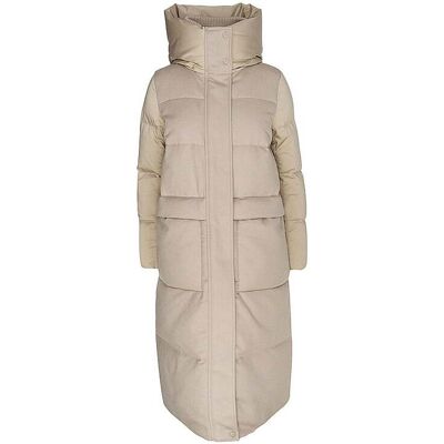 DUNO Daunenparka FULLY beige 36 damen DUNO Daunenparka FULLY beige 36 damen