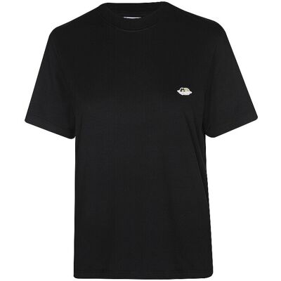 FIORUCCI T-Shirt Regular Fit ANGEL PATCH schwarz L damen FIORUCCI T-Shirt Regular Fit ANGEL PATCH schwarz L damen