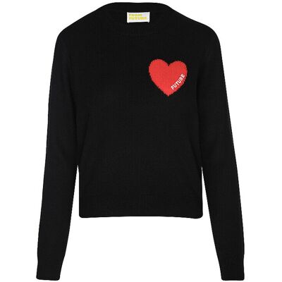 FROM FUTURE Kaschmirpullover schwarz S damen FROM FUTURE Kaschmirpullover schwarz S damen