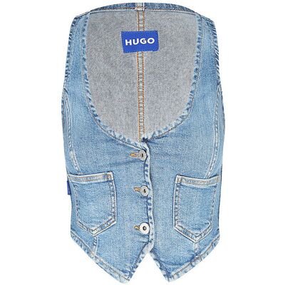 HUGO Gilet GARDENIA blau XS damen HUGO Gilet GARDENIA blau XS damen