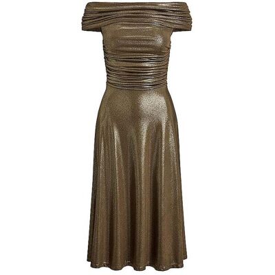 LAUREN RALPH LAUREN Cocktailkleid gold 36 damen LAUREN RALPH LAUREN Cocktailkleid gold 36 damen