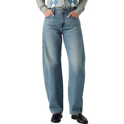 LEVI'S® Jeans Balloon Fit BAGGY DAD BARREL EASY DAYS BAR blau 26/L30 damen LEVI'S® Jeans Balloon Fit BAGGY DAD BARREL EASY DAYS BAR blau 26/L30 damen