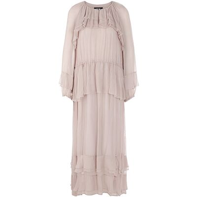 Marc CAIN Maxikleid hellgrau 36 damen Marc CAIN Maxikleid hellgrau 36 damen