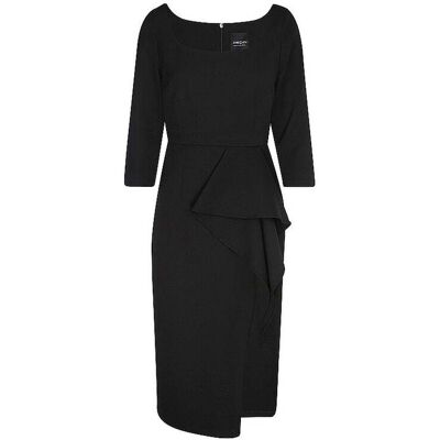 Marc CAIN Midikleid schwarz 38 damen Marc CAIN Midikleid schwarz 38 damen