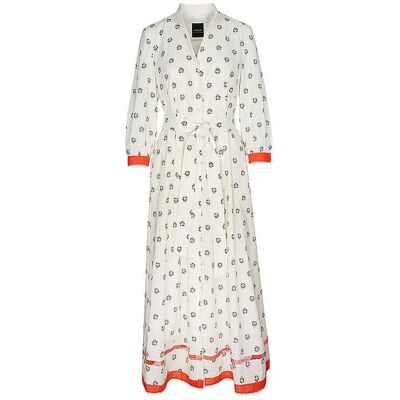 Marc CAIN Maxikleid beige 40 damen Marc CAIN Maxikleid beige 40 damen