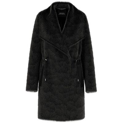 Marc CAIN Mantel in Felloptik schwarz 44 damen Marc CAIN Mantel in Felloptik schwarz 44 damen