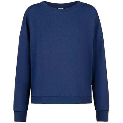 MEY Loungewear Sweater COZY NIGHTS blue zodiac dunkelblau XL damen MEY Loungewear Sweater COZY NIGHTS blue zodiac dunkelblau XL damen