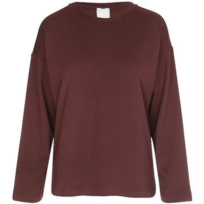 MEY Loungewear Sweater COMFY COMFORT hot maroon braun XL damen MEY Loungewear Sweater COMFY COMFORT hot maroon braun XL damen