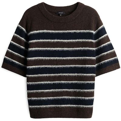 OPUS Pullover PIMOTA STRIPE braun 42 damen OPUS Pullover PIMOTA STRIPE braun 42 damen