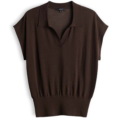 OPUS Poloshirt POSARA braun 40 damen OPUS Poloshirt POSARA braun 40 damen