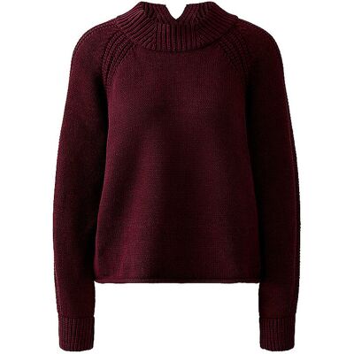 OUÍ Pullover dunkelrot 40 damen OUÍ Pullover dunkelrot 40 damen
