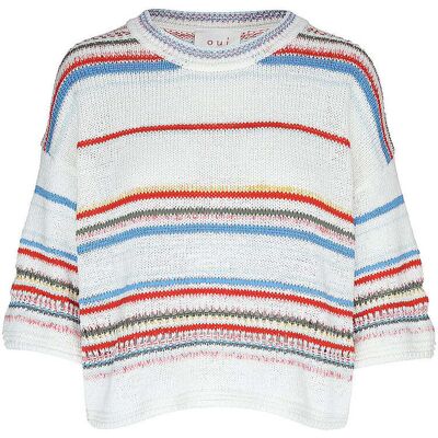OUÍ Pullover weiss 42 damen OUÍ Pullover weiss 42 damen