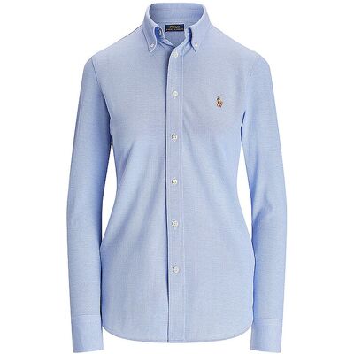 POLO RALPH LAUREN Bluse Skinny Fit HEIDI hellblau XL damen POLO RALPH LAUREN Bluse Skinny Fit HEIDI hellblau XL damen