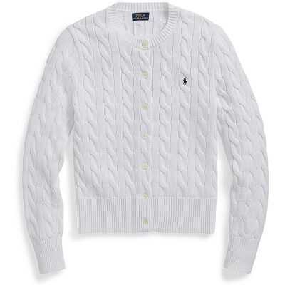 POLO RALPH LAUREN Cardigan Slim Fit weiss S damen POLO RALPH LAUREN Cardigan Slim Fit weiss S damen