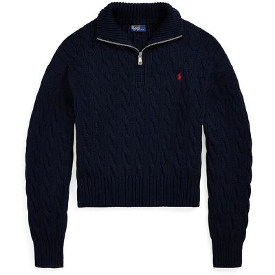 POLO RALPH LAUREN Troyer Pullover dunkelblau XL damen POLO RALPH LAUREN Troyer Pullover dunkelblau XL damen