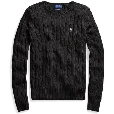 POLO RALPH LAUREN Pullover Slim Fit JULIANNA schwarz L damen POLO RALPH LAUREN Pullover Slim Fit JULIANNA schwarz L damen