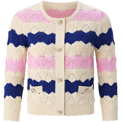 RICHROYAL Strickjacke beige XS damen RICHROYAL Strickjacke beige XS damen