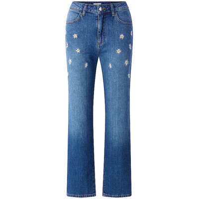 RICHROYAL Jeans Flared Fit blau 31/L32 damen RICHROYAL Jeans Flared Fit blau 31/L32 damen