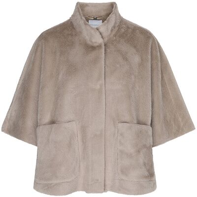 RINO&PELLE Jacke in Felloptik DEWI beige 34 damen RINO&PELLE Jacke in Felloptik DEWI beige 34 damen