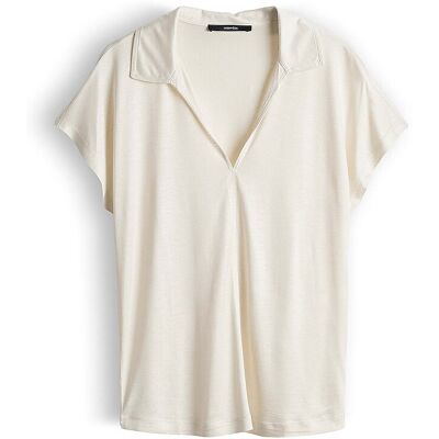 SOMEDAY Poloshirt KENDRI creme 40 damen SOMEDAY Poloshirt KENDRI creme 40 damen