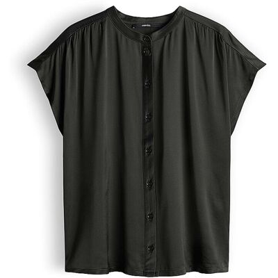SOMEDAY Hemdbluse KORALIE DETAIL dunkelgrün 38 damen SOMEDAY Hemdbluse KORALIE DETAIL dunkelgrün 38 damen
