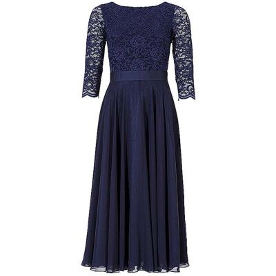 SWING Abendkleid dunkelblau 44 damen SWING Abendkleid dunkelblau 44 damen