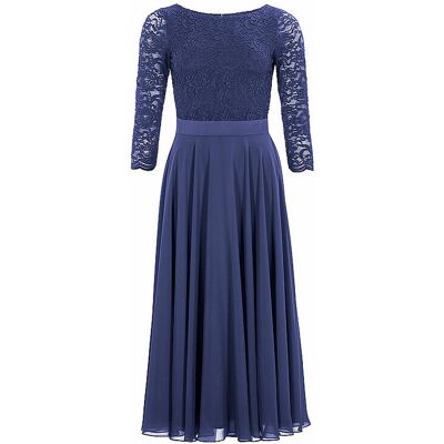 SWING Abendkleid blau 34 damen SWING Abendkleid blau 34 damen