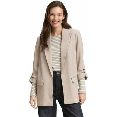 TOM TAILOR Blazer beige 42 damen TOM TAILOR Blazer beige 42 damen