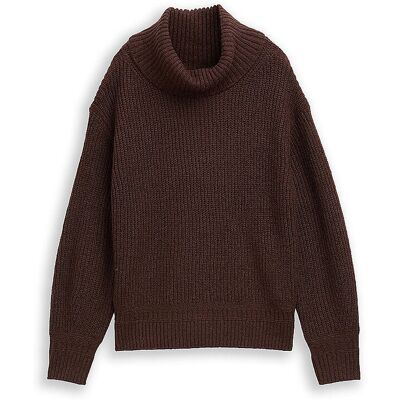 TOM TAILOR Rollkragenpullover braun M damen TOM TAILOR Rollkragenpullover braun M damen