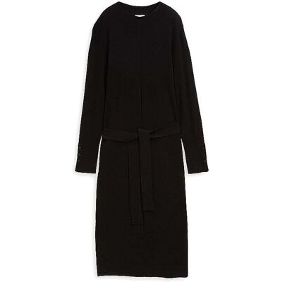 TOM TAILOR Midikleid schwarz 42 damen TOM TAILOR Midikleid schwarz 42 damen