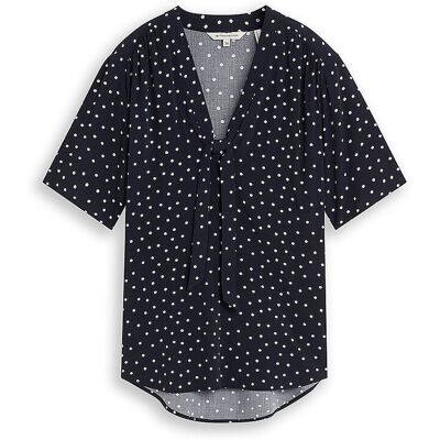 TOM TAILOR Blusenshirt dunkelblau 36 damen TOM TAILOR Blusenshirt dunkelblau 36 damen