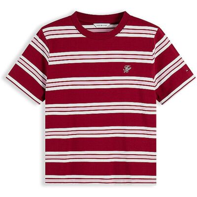 Tommy Hilfiger T-Shirt dunkelrot XL damen Tommy Hilfiger T-Shirt dunkelrot XL damen