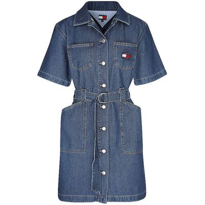 TOMMY JEANS Minikleid blau S damen TOMMY JEANS Minikleid blau S damen