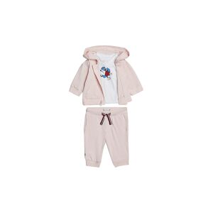 Tommy Hilfiger Baby Set 3tlg Sweatjacke, T-Shirt Und Hose Rosa   Kinder   Größe: 68   Kn0kn01821