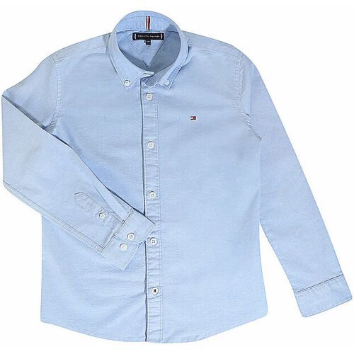 Tommy Hilfiger Jungen Hemd hellblau 176 baby