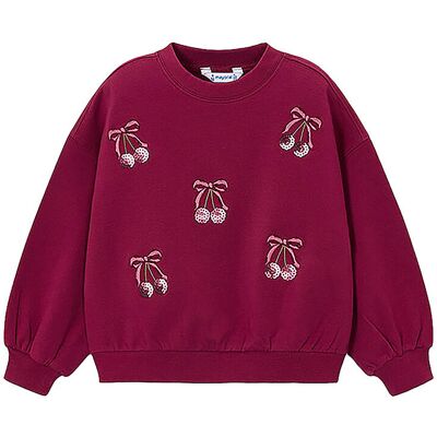 MAYORAL Mädchen Sweater beere 140 Mädchen MAYORAL Mädchen Sweater beere 140 Mädchen
